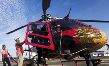 Adventure on the Himalayan skyline with breathtaking views