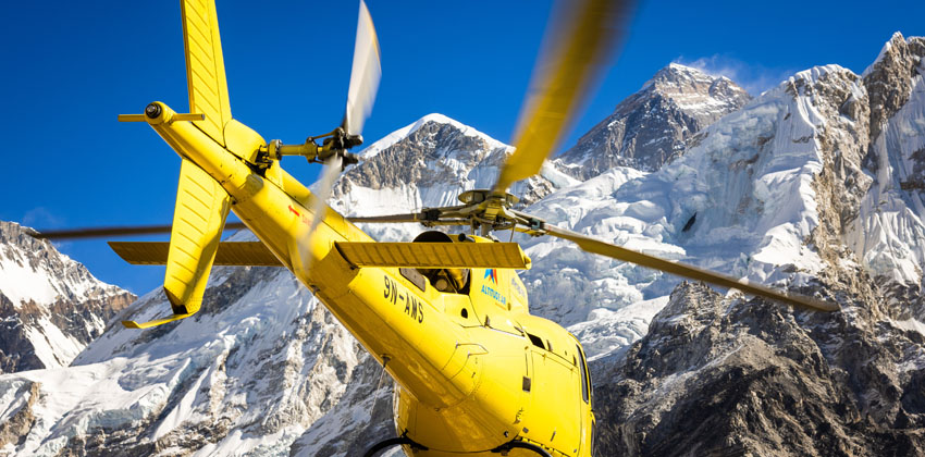 Mount Everest Base Camp landing Helicopter Tour