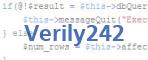 verification code